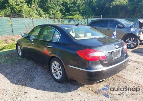 2012 Hyundai Genesis 3.8 из США, поврежденный, VIN KMHGC4DD3CU201622